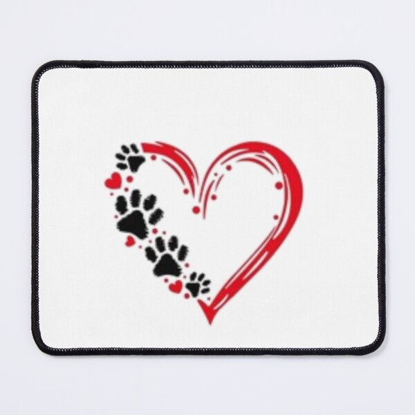 Item preview, Dog Paw Print T-Shirt, Short Sleeve Crew Neck Casual For Spring & Summer designed and sold by Do-It-Over.