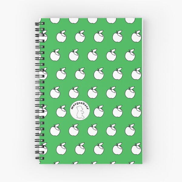 Item preview, Apple Pattern Green White Minimalist Design designed and sold by morgenbaer.