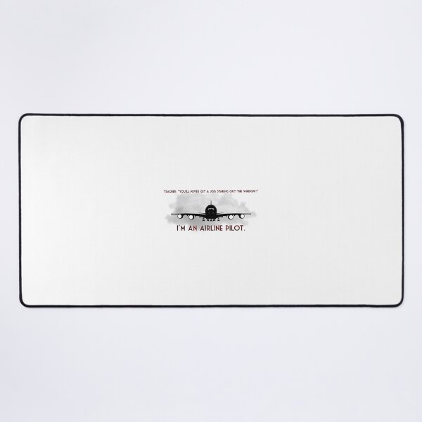 Item preview, "I'm an airline pilot" designed and sold by JadeRyder.