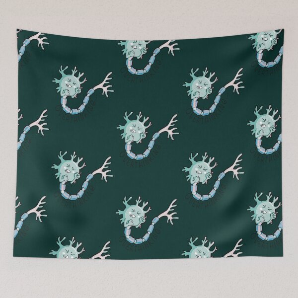 Item preview, Overthinking Neuron  designed and sold by sofialangleya.