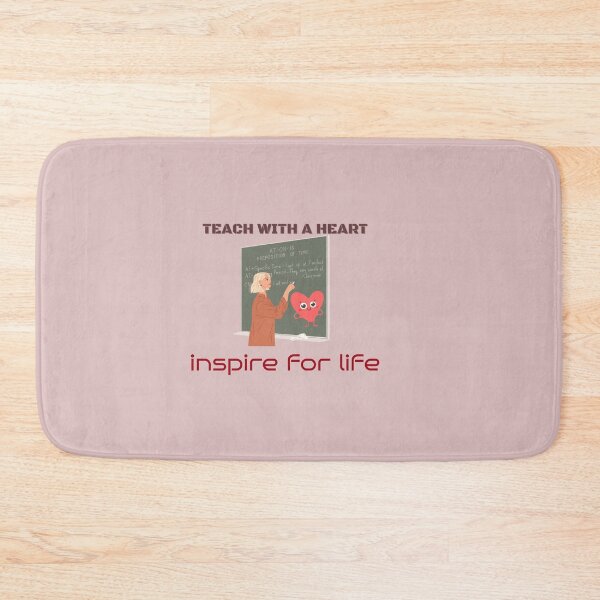 Item preview,  Inspiring Education: Teach with a Heart - Inspirational Quotes designed and sold by zeddy-store.