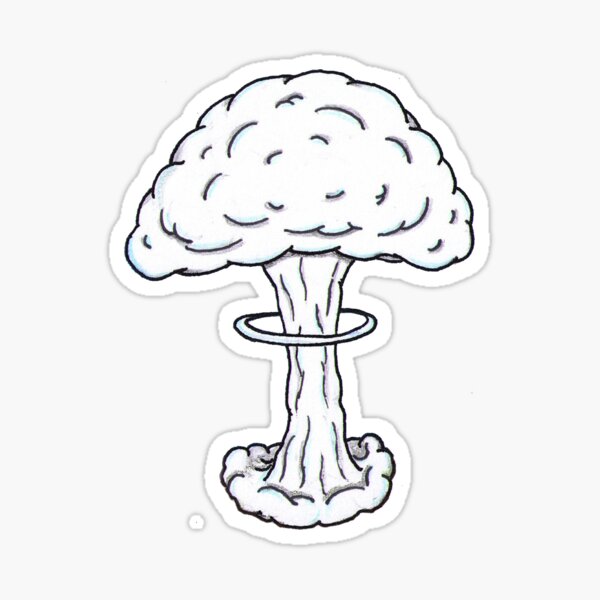 Endgame Mushroom Cloud Sticker