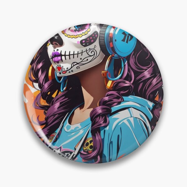 Item preview, Sugar Skull Girl: A Vibrant Celebration of Life designed and sold by ViralVibeLab.