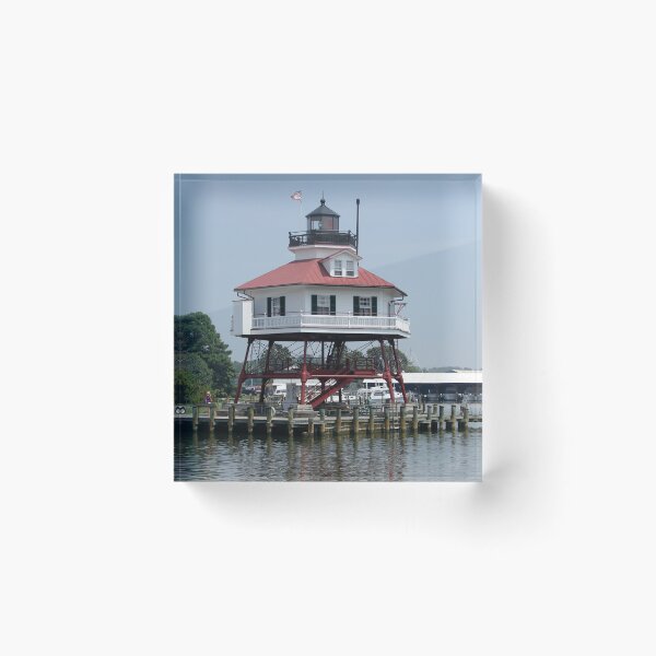 Item preview, Drum Point Lighthouse at Calvert Marine Museum, Solomons, Maryland designed and sold by BradKnorrArt.