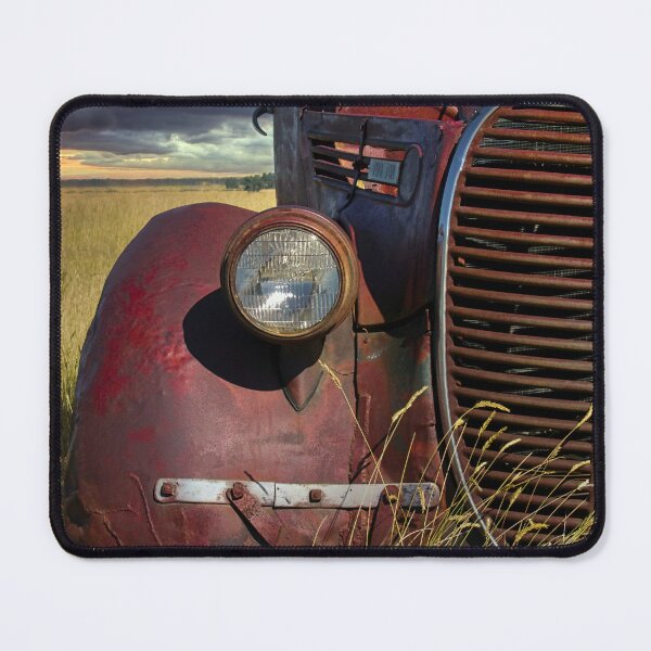 Item preview, Two Ton - Details of an Abandoned, Rusty Two Ton Truck in a Field designed and sold by Amanda White.