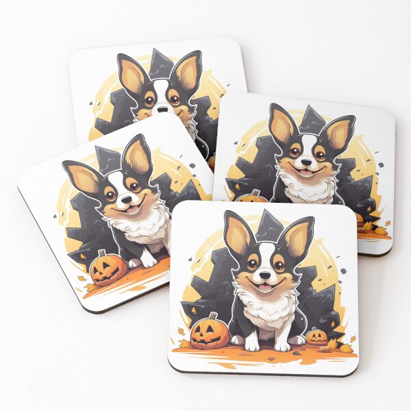 Item preview, Pumpkin Corgi Halloween Cute Corgi in Pumpkin Costume designed and sold by ArtFromBeyond.