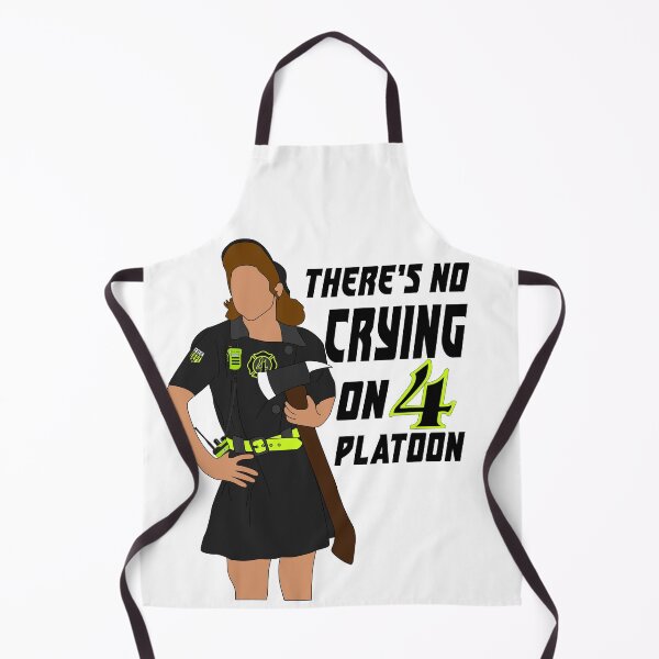 Item preview, There's No Crying on 4 Platoon designed and sold by ALS Designs.