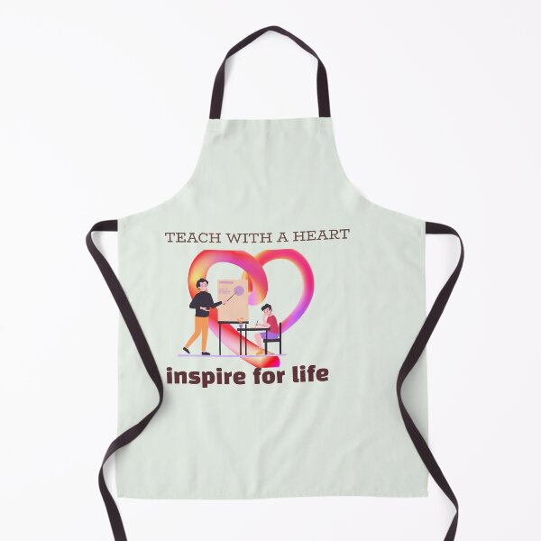 Item preview,  Inspiring Education: Teach with a Heart- Inspirational Quotes designed and sold by zeddy-store.