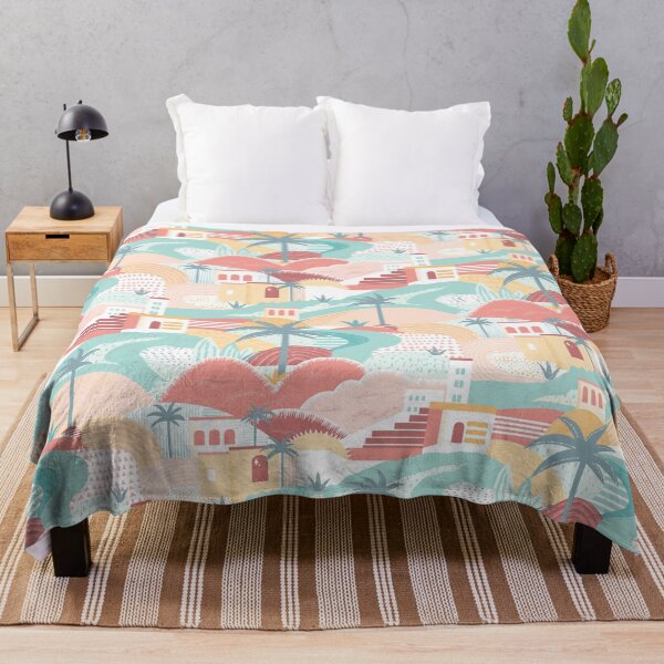 Item preview, Riviera palm pattern designed and sold by LucyFaulke.