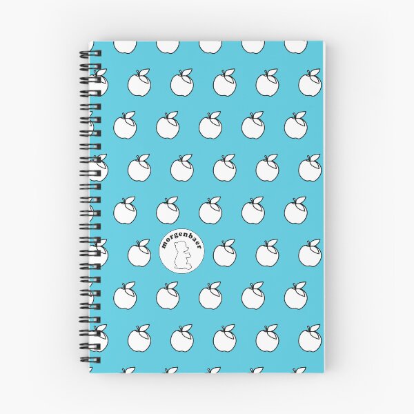 Item preview, Apple Pattern White Blue Apples Minimalist Apples designed and sold by morgenbaer.