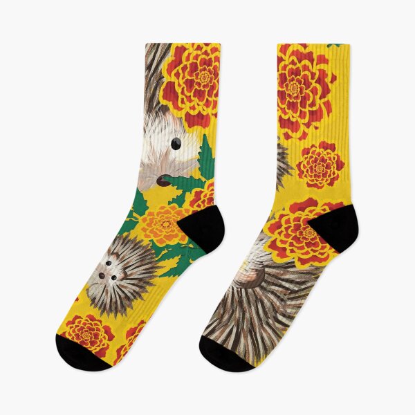 Item preview, Hedgehogs & Marigolds High Visibility designed and sold by simplymslori.