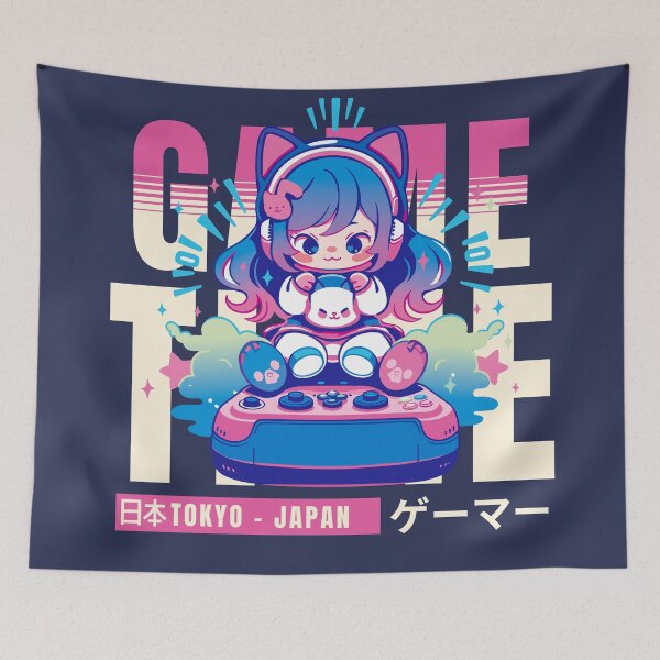 Item preview, Game Time designed and sold by Chibi Cat Art Corner.