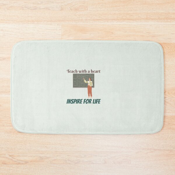 Item preview, Inspiring Education: Teach with a Heart- Inspirational Quotes designed and sold by zeddy-store.