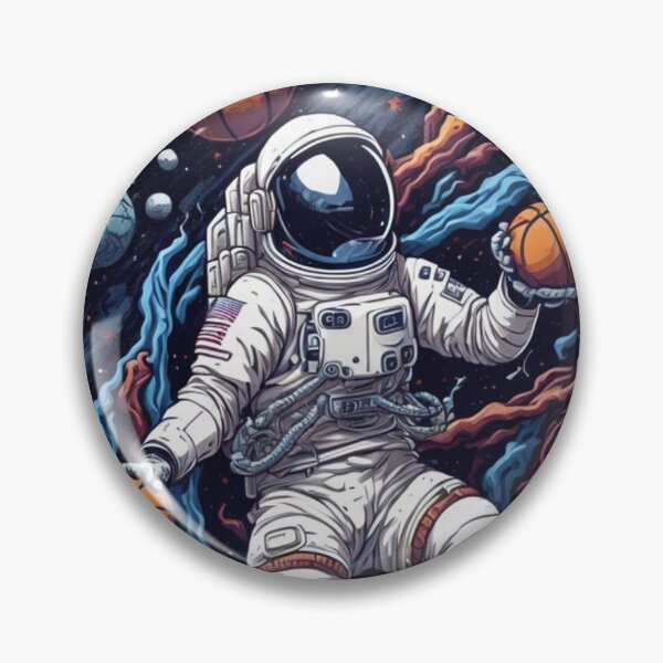 Item preview, Zero-Gravity Slam Dunk: Astronaut's Basketball Triumph in Space designed and sold by ViralVibeLab.