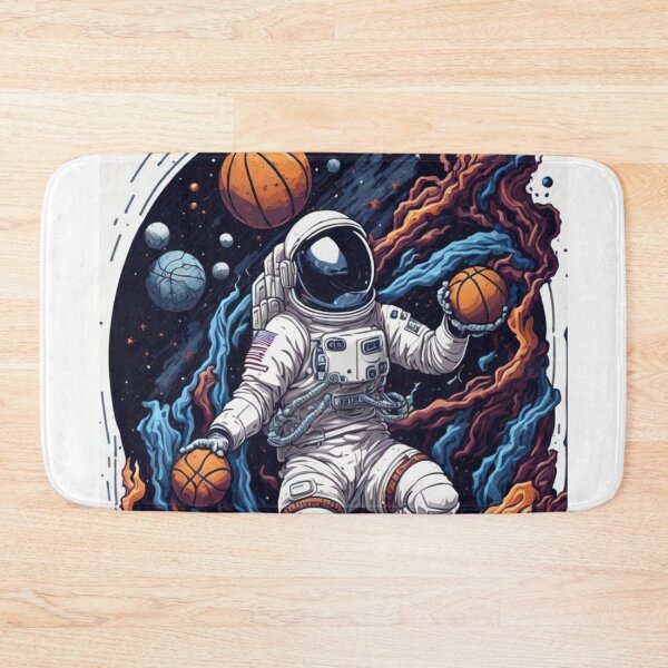 Item preview, Zero-Gravity Slam Dunk: Astronaut's Basketball Triumph in Space designed and sold by ViralVibeLab.