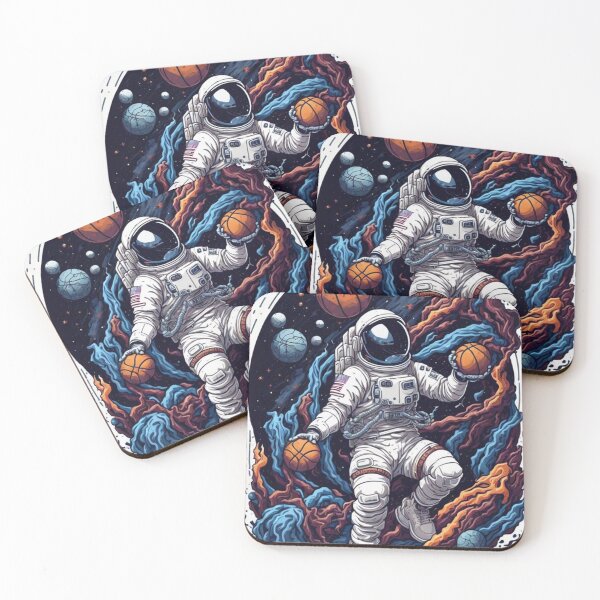 Item preview, Zero-Gravity Slam Dunk: Astronaut's Basketball Triumph in Space designed and sold by ViralVibeLab.