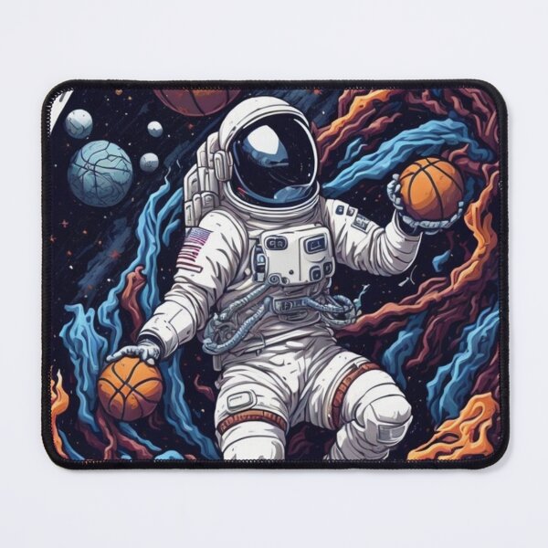 Item preview, Zero-Gravity Slam Dunk: Astronaut's Basketball Triumph in Space designed and sold by ViralVibeLab.