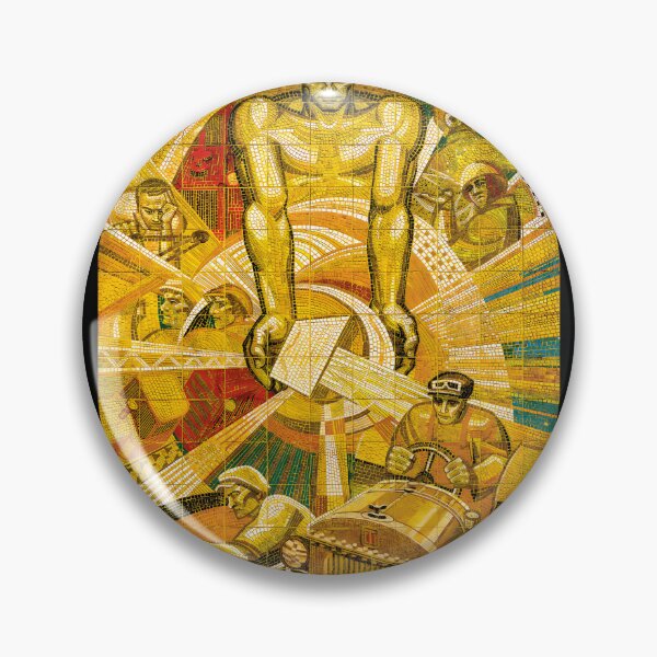 Item preview, Factory Worker - Volgograd Tractor Factory Mosaic 	 		 designed and sold by ywepjxqcp6.