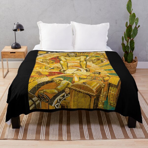 Item preview, Factory Worker - Volgograd Tractor Factory Mosaic 	 		 designed and sold by ywepjxqcp6.