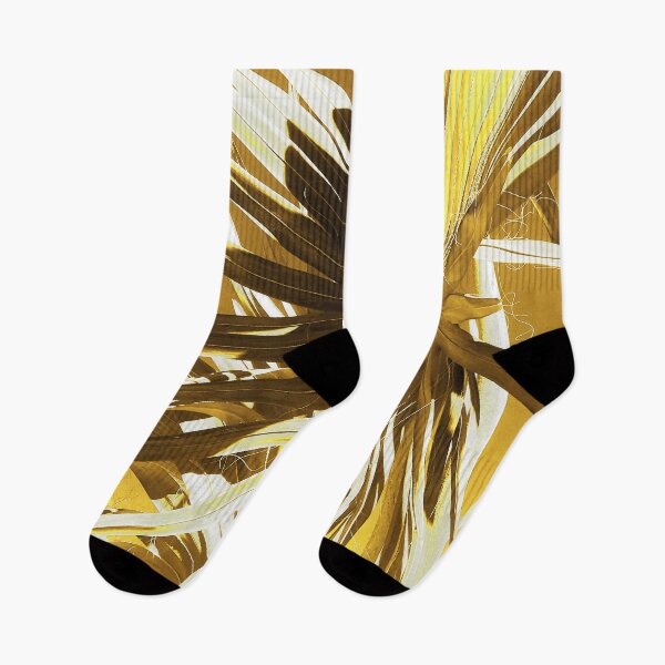 Item preview, Yellow-Pineapple Hues Chic Palm Leaves Fine Art designed and sold by DEC02.