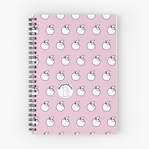 Item preview, Pale Pink Apple Pattern White Apples  designed and sold by morgenbaer.