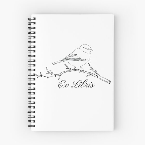 Item preview, Blue Tit Ex Libris (Line Version) designed and sold by Roaming  the Greenwood.