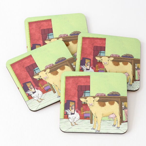 Item preview, Realistic Cow and Chicken designed and sold by Calvinnyecomics.