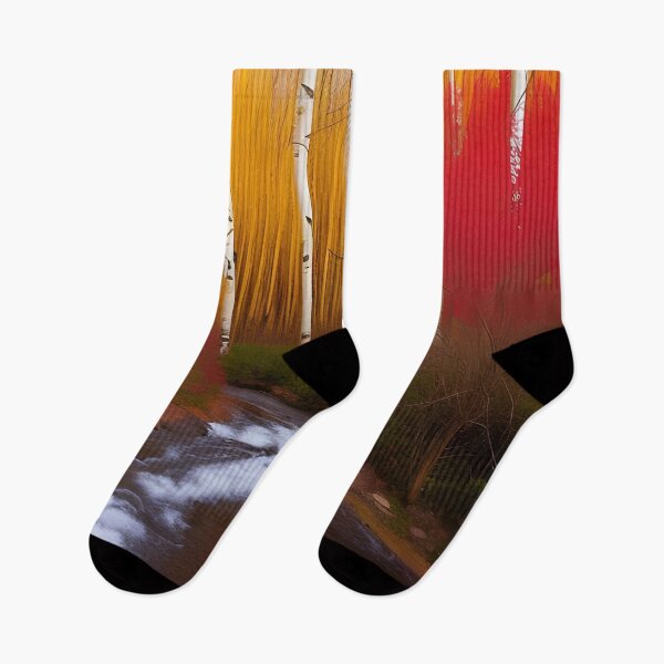 Item preview,  AUTUMN SEASON, STREAM, FOREST, LANDSCAPE, NATURE, SCENIC, STYLE, WATERCOLOR, designed and sold by MonArtisteSam.