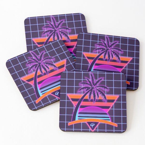 Item preview, Retro 80s palm sunset designed and sold by Givin Prather.