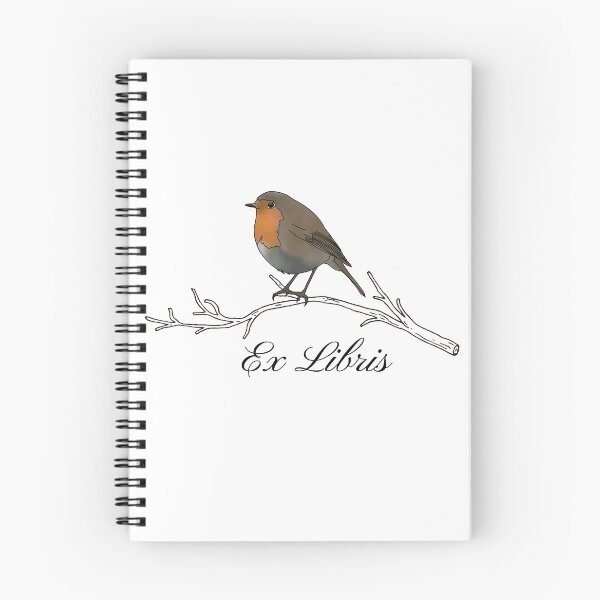 Item preview, Robin Ex Libris  designed and sold by Roaming  the Greenwood.