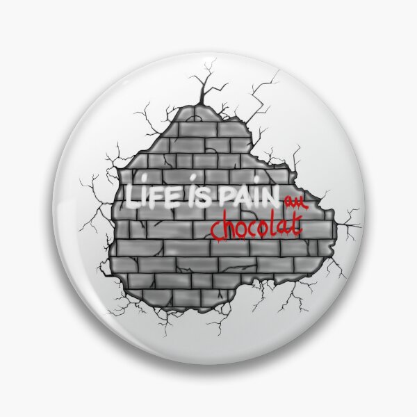 Item preview, Life is pain...au chocolat designed and sold by Ben-ArtNdraws.