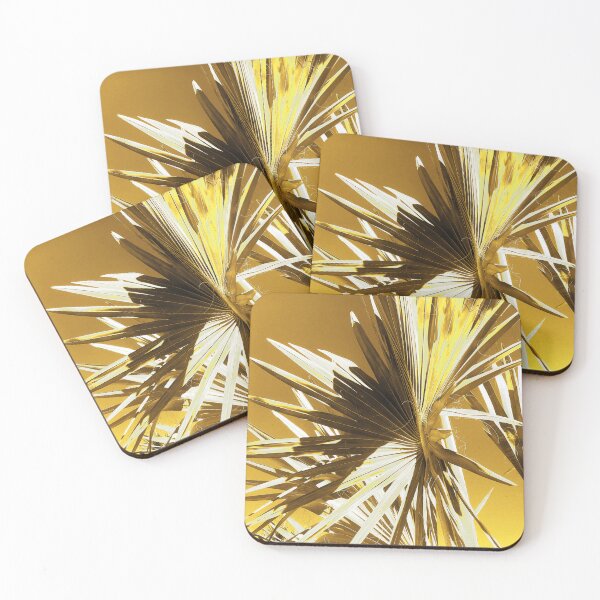 Item preview, Yellow-Pineapple Hues Chic Palm Leaves Fine Art designed and sold by DEC02.