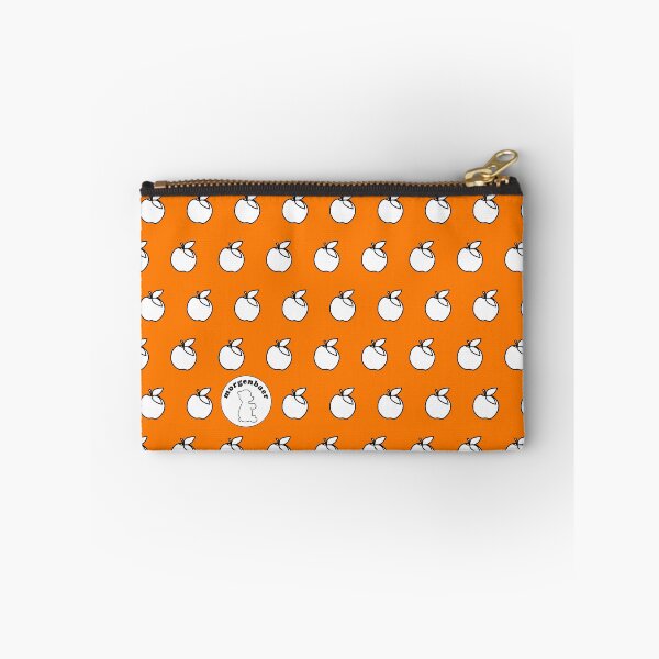Item preview, Orange White Apple Pattern Minimalist Apples designed and sold by morgenbaer.