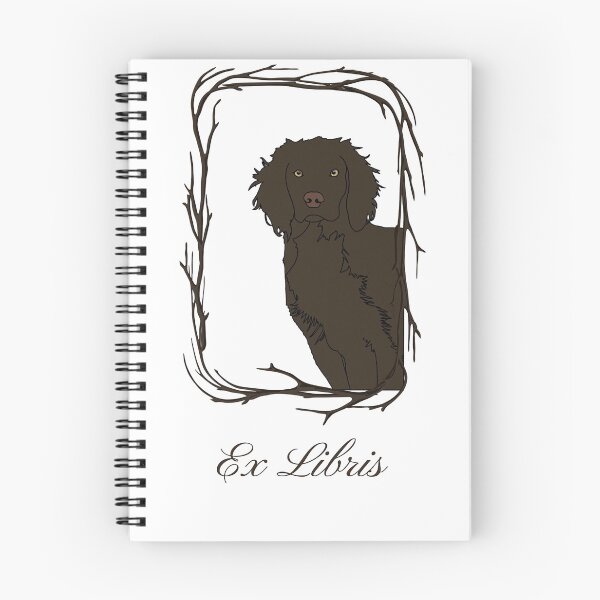 Item preview, Brown English Springer Spaniel Ex Libris designed and sold by Roaming  the Greenwood.