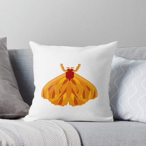 Item preview, Tangerine Furry-Legged Moth designed and sold by esther-hartopp.