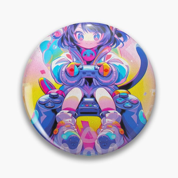 Item preview, Retro Gamer Neko 2 designed and sold by Chibi Cat Art Corner.