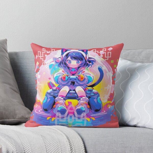 Item preview, Retro Gamer Neko 2 designed and sold by Chibi Cat Art Corner.