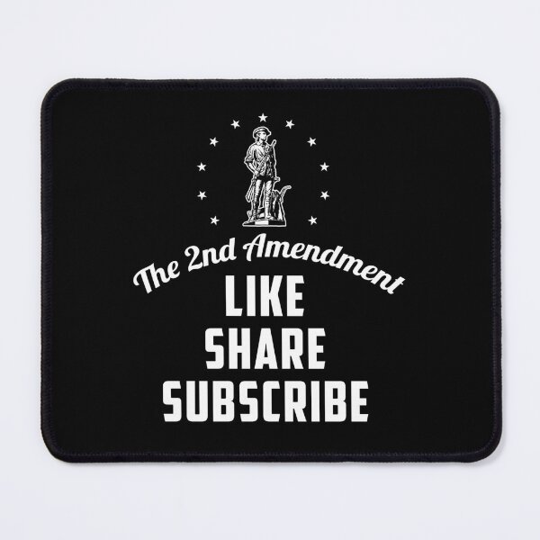 Item preview, Like Share Subscribe 2nd Amendment designed and sold by twHistory.