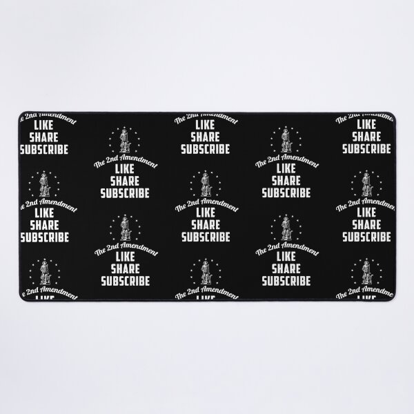 Item preview, Like Share Subscribe 2nd Amendment designed and sold by twHistory.