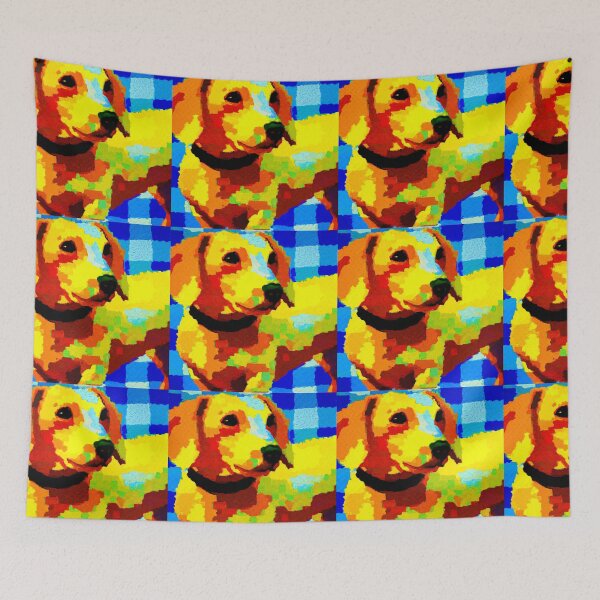 Item preview, Dachshund as the Gingham Dog in Style of Painting (AI Generated Art) designed and sold by Cowboy Folly.