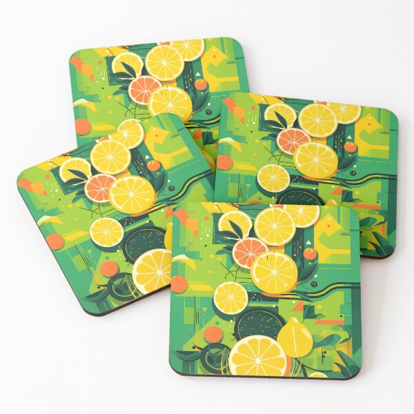 Item preview, Lime colors geometric shapes designed and sold by myersdiffusion.