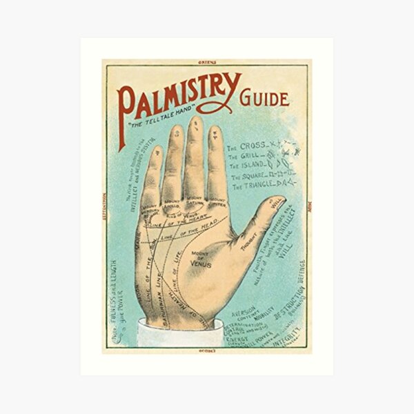 Palmistry Vintage Art Print