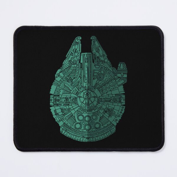 Item preview, star wars art millennium falcon blue green studio grafiikka transparent	 designed and sold by uqchhkevj34.
