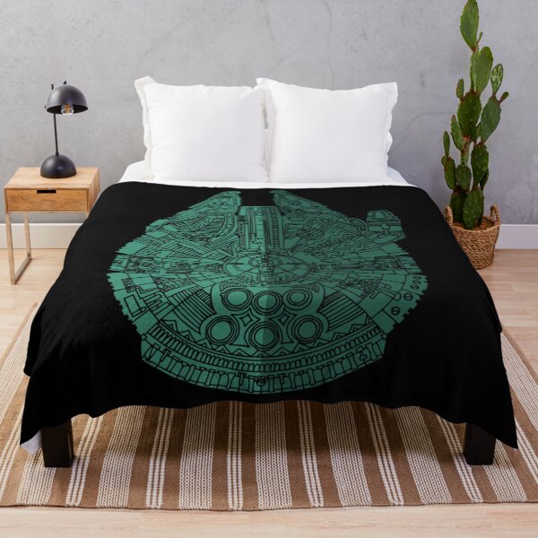 Item preview, star wars art millennium falcon blue green studio grafiikka transparent	 designed and sold by uqchhkevj34.