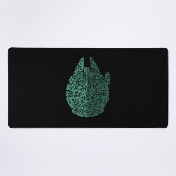 Item preview, star wars art millennium falcon blue green studio grafiikka transparent designed and sold by uqchhkevj34.