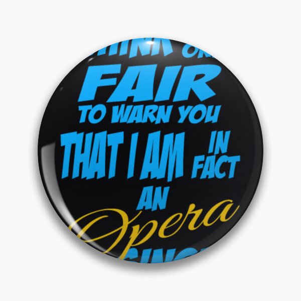 Item preview, Opera Singer Respect	 designed and sold by wsccgers59.