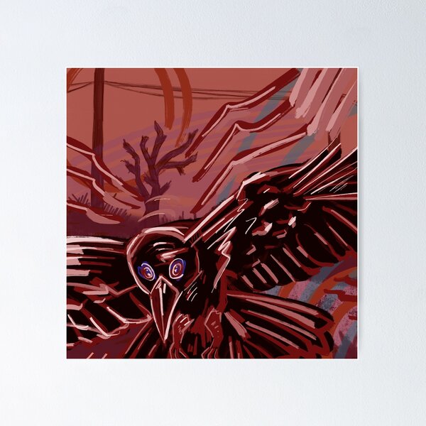 Item preview, Abstract Raven Scene designed and sold by CobaltMoon.