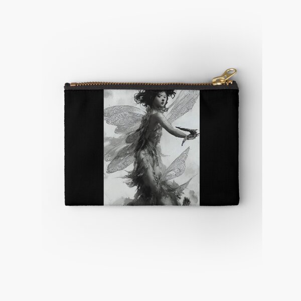 Item preview, Fairy with Wings in Torn Up Dress (ink) 	 designed and sold by ywepjxqcp6.