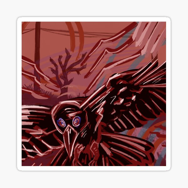 Item preview, Abstract Raven Scene designed and sold by CobaltMoon.