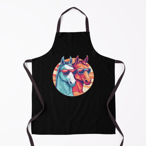 Item preview, Cool horses enjoy their summer holiday designed and sold by Art Happens.
